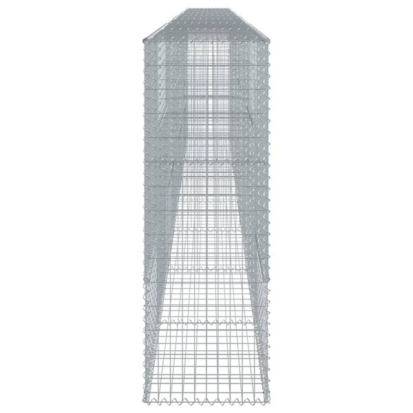 vidaXL Συρματοκιβώτιο με Κάλυμμα 800x50x150εκ. από Γαλβανισμένο Χάλυβα