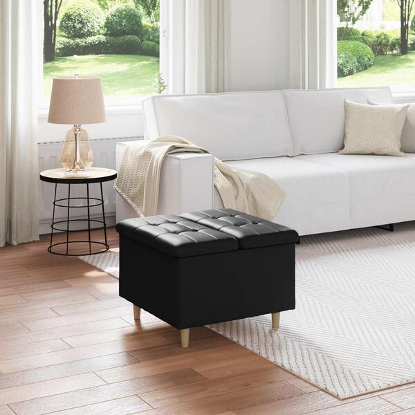 vidaXL &Sigma;&kappa;&alpha;&mu;&pi;ό &kappa;&omicron;&upsilon;&mu;&pi;&iota;ώ&nu; &mu;&epsilon; &mu;&alpha;&xi;&iota;&lambda;ά&rho;&iota; &Mu;&alpha;ύ&rho;&omicron; 60 x 60 x 45 cm &Tau;&epsilon;&chi;&nu;&eta;&tau;ό &delta;έ&rho;&mu;&alpha;