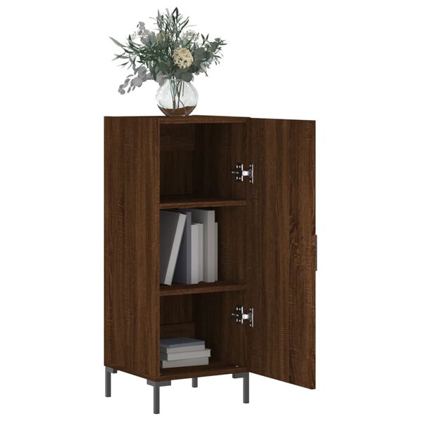 vidaXL Ντουλάπι Καφέ Δρυς 34,5 x 34 x 90 εκ. Επεξεργασμένο Ξύλο