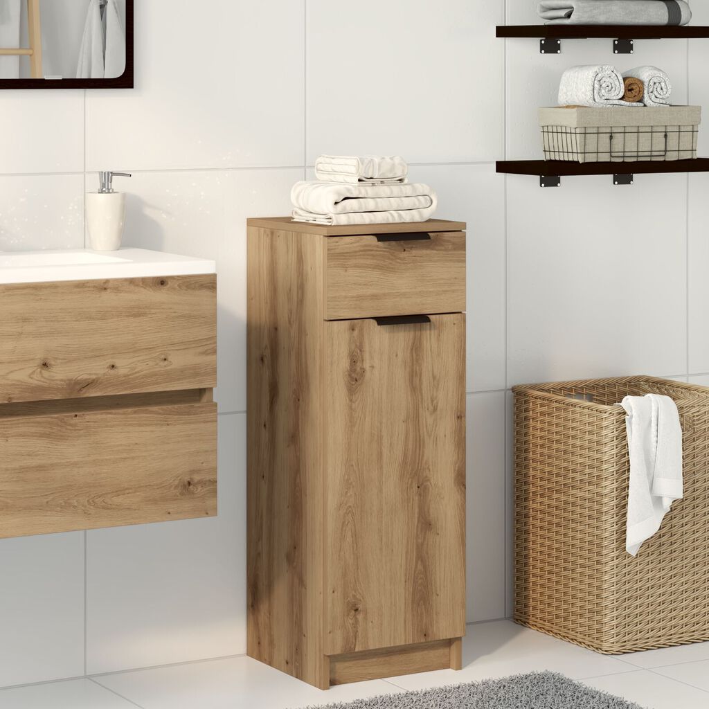 vidaXL ντουλάπα Μπάνιου Artisan Oak 32x34x90 cm Μοριοσανίδα