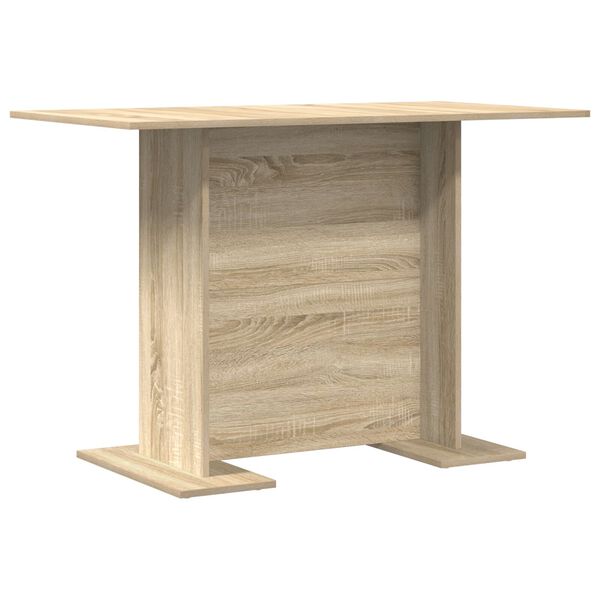 vidaXL Τραπεζαρία Sonoma Δρυς 110 x 60 x 75 εκ. από Επεξ. Ξύλο