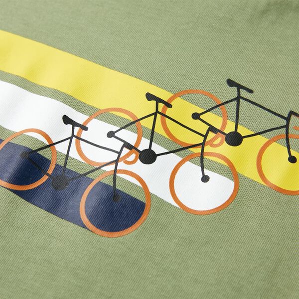 Μπλουζάκι Παιδικό Κοντομάνικο Ανοιχτό Χακί 104