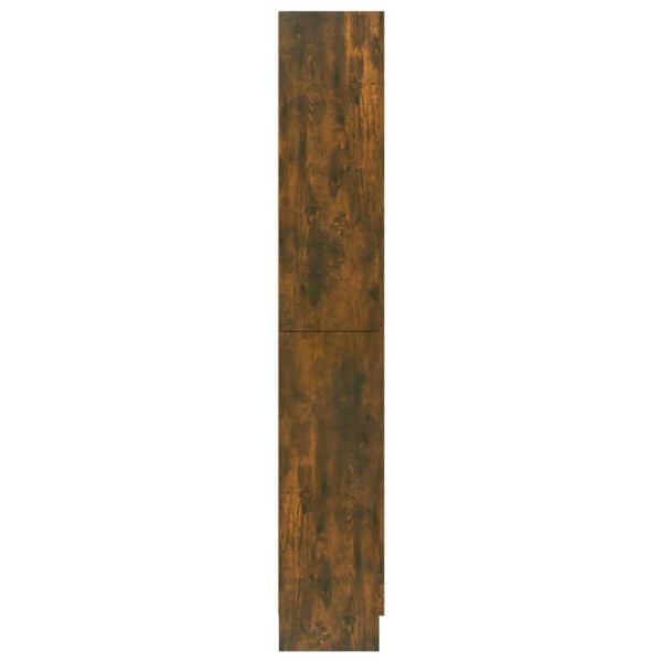 vidaXL Βιτρίνα Καπνιστή Δρυς 82,5x30,5x185,5 εκ. Επεξεργασμένο Ξύλο