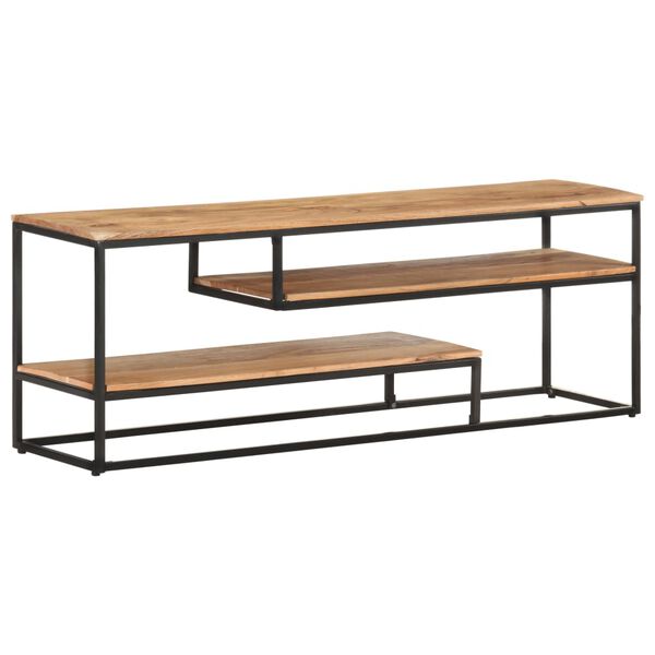 vidaXL Έπιπλο Τηλεόρασης 130 x 30 x 45 εκ. από Μασίφ Ξύλο Ακακίας