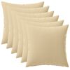 vidaXL &Kappa;ά&lambda;&upsilon;&mu;&mu;&alpha; &Mu;&alpha;&xi;&iota;&lambda;&alpha;&rho;&iota;&omicron;ύ 6 pcs HEERLEN &Mu;&pi;&epsilon;&zeta; 45 x 45 cm &Pi;&omicron;&lambda;&upsilon;&epsilon;&sigma;&tau;έ&rho;&alpha;&sigmaf;