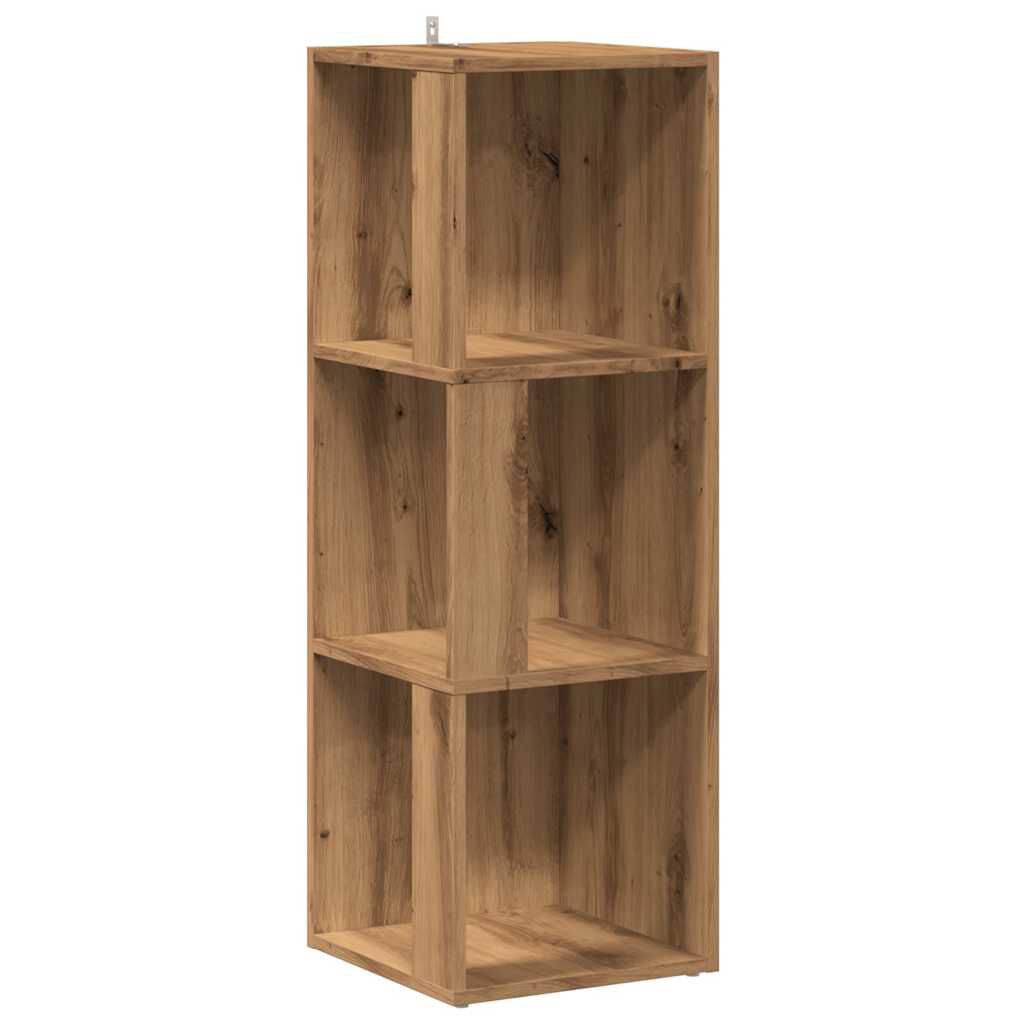 vidaXL Γωνιακό ντουλάπι Artisan Oak 33x33x100 cm Κατασκευασμένο ξύλο