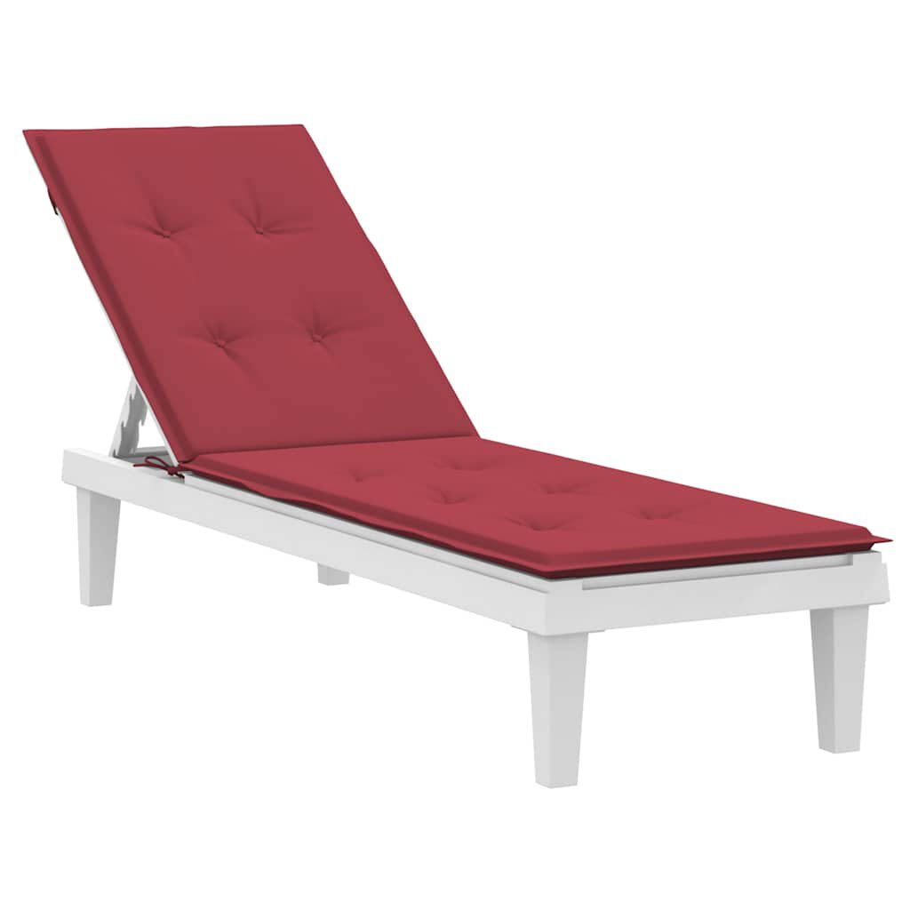 vidaXL Μαξιλάρι Σεζλόνγκ Μπορντό (75+105) x 50 x 4 εκ.