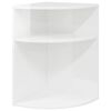 vidaXL End Table &Upsilon;&psi;&eta;&lambda;ή&sigmaf; &gamma;&upsilon;&alpha;&lambda;ά&delta;&alpha;&sigmaf; &lambda;&epsilon;&upsilon;&kappa;ό 39,7 x 39,7 x 60 &epsilon;&kappa;