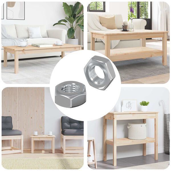 vidaXL &Epsilon;&xi;ά&gamma;&omega;&nu;&alpha; &Pi;&alpha;&xi;&iota;&mu;ά&delta;&iota;&alpha; 2 pcs &Alpha;&sigma;&eta;&mu;ί m8 &Sigma;ί&delta;&epsilon;&rho;&omicron;