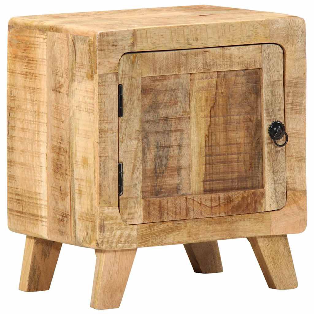 vidaXL Κομοδίνο 2 τεμάχια 40x32x46 cm Στερεό ξύλο Rough Mango