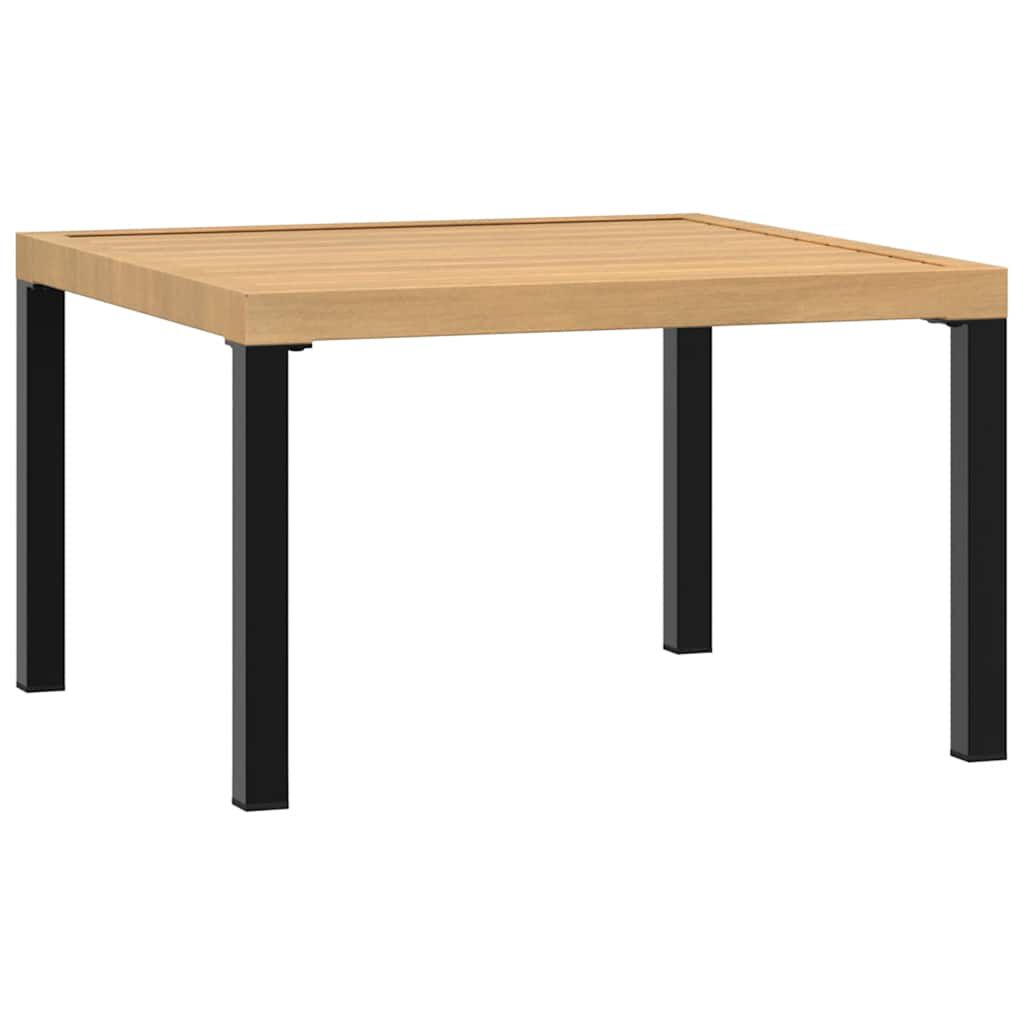 vidaXL Τραπεζάκι Σαλονιού Κήπου Μαύρο 65x65x40 εκ. από Αλουμίνιο