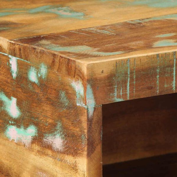 vidaXL Επίτοιχο ντουλάπι τηλεόρασης 60x30x19cm Ξύλο μασίφ αναγεννημένο