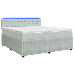 vidaXL &Kappa;&rho;&epsilon;&beta;ά&tau;&iota; box spring &mu;&epsilon; &sigma;&tau;&rho;ώ&mu;&alpha; &Alpha;&nu;&omicron;&iota;&chi;&tau;ό &gamma;&kappa;&rho;&iota; 200 x 200 cm &Beta;&epsilon;&lambda;&omicron;ύ&delta;&omicron;