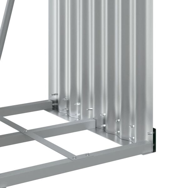 vidaXL Ξυλοθήκη Πράσινη 40 x 45 x 170 εκ. από Γαλβανισμένο Ατσάλι