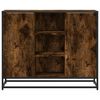 vidaXL Sideboard Καπνιστή δρυς 92x35x76 cm Κατασκευασμένο ξύλο
