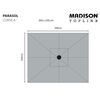 Madison Ομπρέλα Κήπου Corsica Εκρού 200 x 250 εκ.