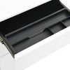 vidaXL Αρχειοθήκη Φορητή Λευκή 39 x 45 x 60 εκ. Ατσάλινη
