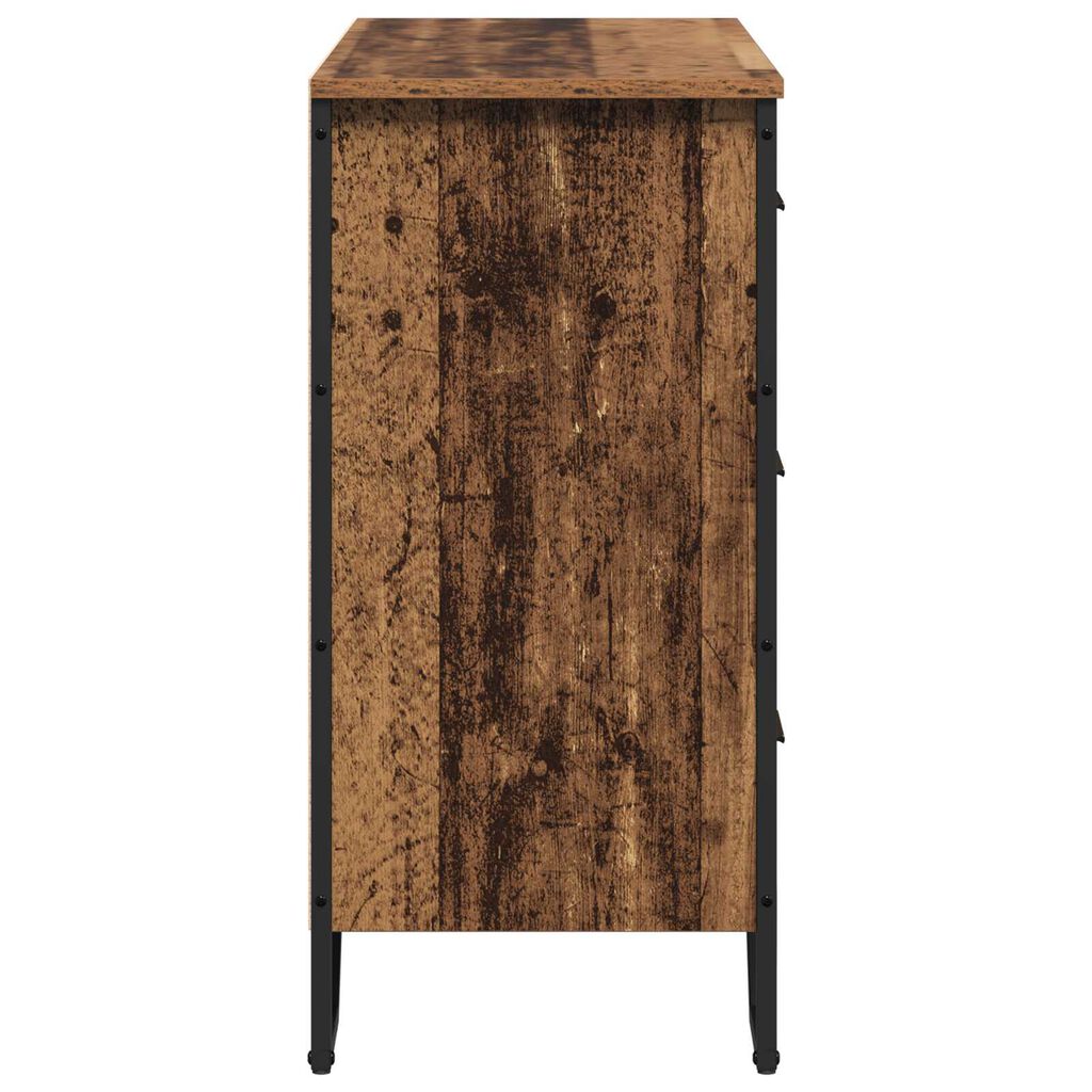 vidaXL Κουτί με Συρτάρια Παλιού Ξύλου 91x35.5x74.5 εκ Επεξεργασμένο Ξύλο