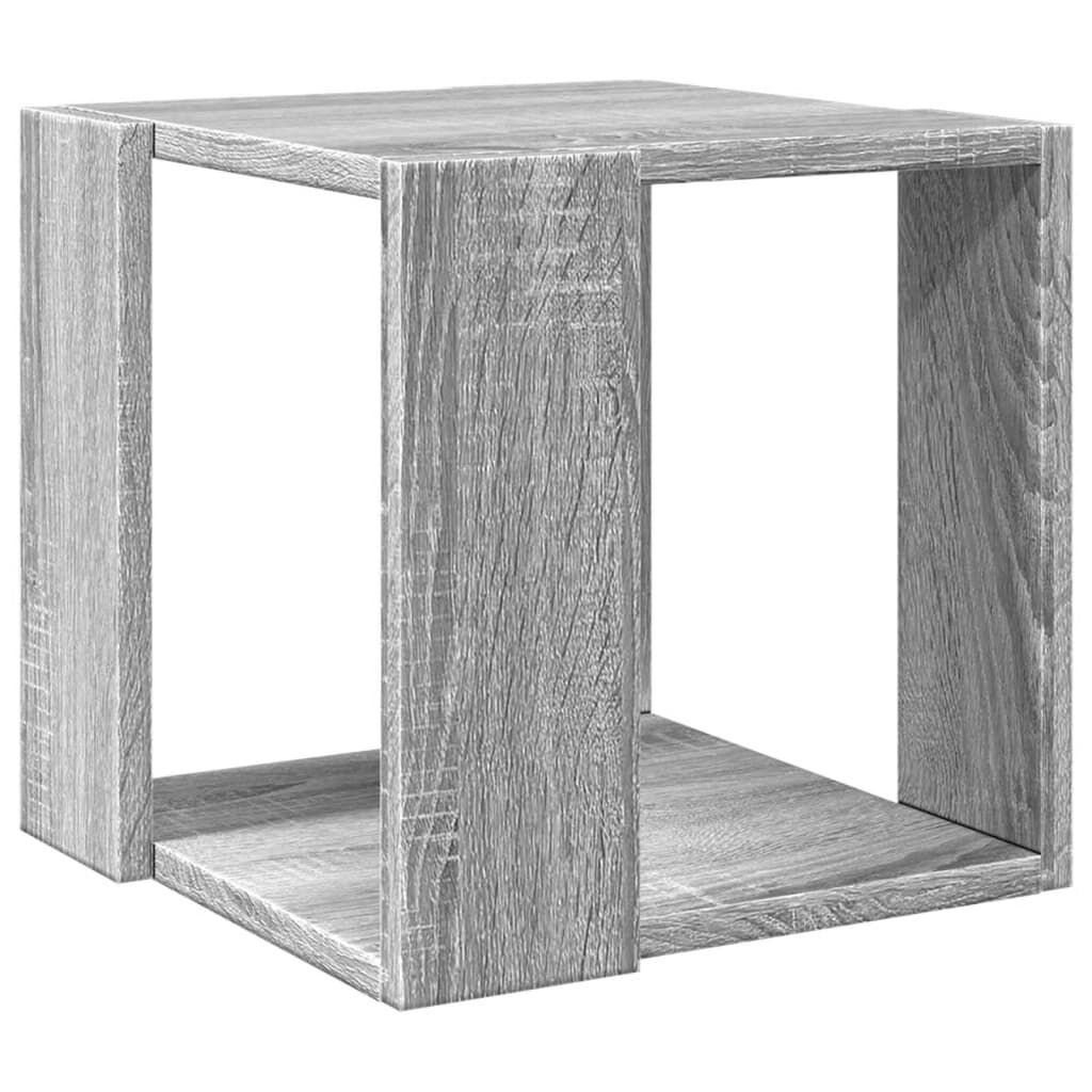 vidaXL Τραπεζάκι Σαλονιού Γκρι Sonoma 32x32x30 εκ. Επεξεργασμένο Ξύλο