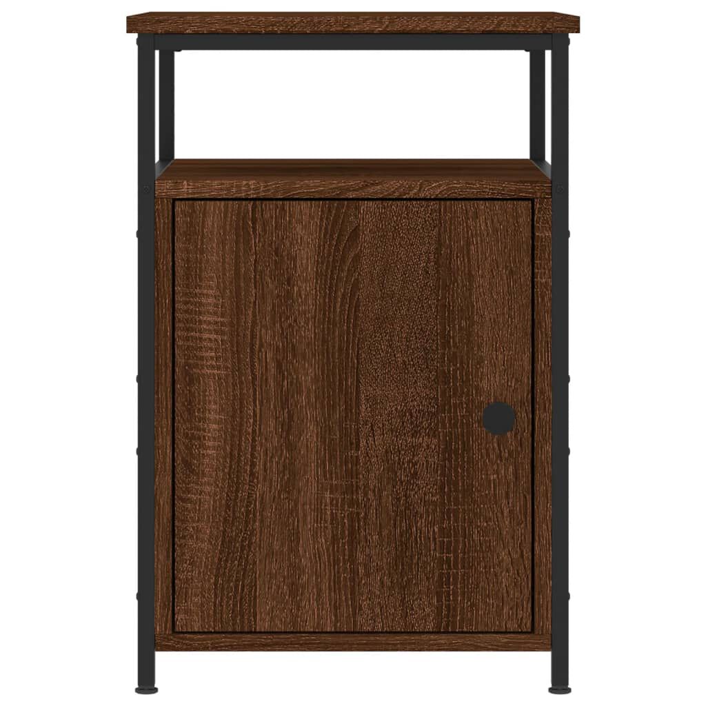 vidaXL Κομοδίνο Καφέ Δρυ 40 x 42 x 60 εκ. από Επεξεργασμένο Ξύλο