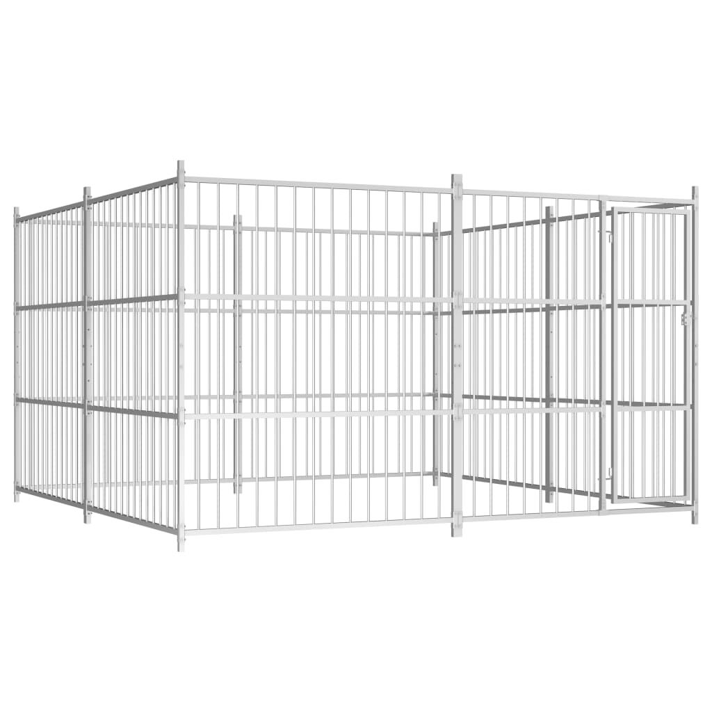 vidaXL Κλουβί Σκύλου Εξωτερικού Χώρου 300 x 300 x 185 εκ.