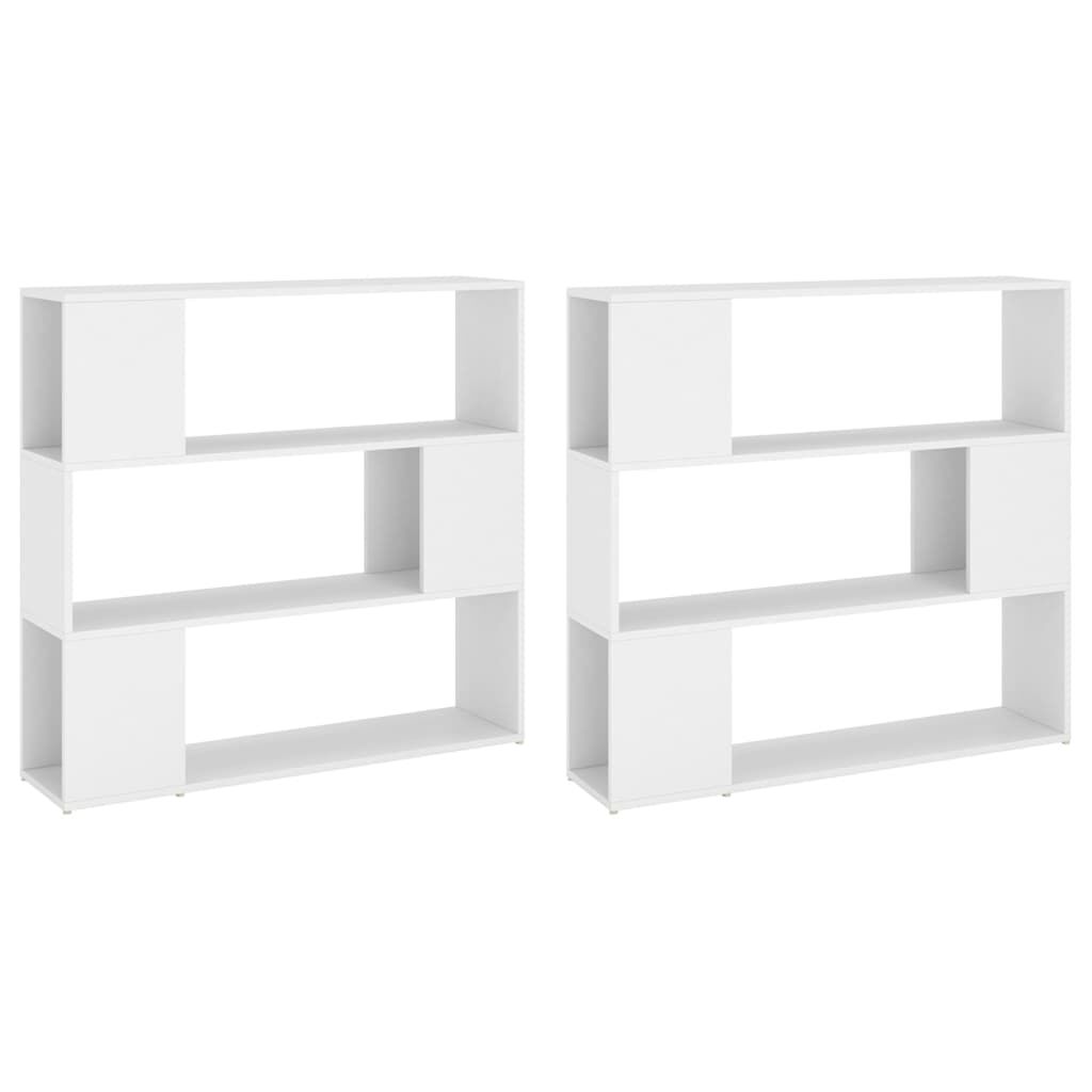 vidaXL Βιβλιοθήκη/Διαχωριστικό Χώρου Λευκό 100 x 24 x 188 εκ.
