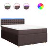 vidaXL &Kappa;&rho;&epsilon;&beta;ά&tau;&iota; Boxspring &mu;&epsilon; &Sigma;&tau;&rho;ώ&mu;&alpha; &Sigma;&kappa;&omicron;ύ&rho;&omicron; &Kappa;&alpha;&phi;έ 140x190 &epsilon;&kappa;. &Upsilon;&phi;&alpha;&sigma;&mu;ά&tau;&iota;&nu;&omicron;