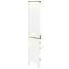 vidaXL Έπιπλο/Ντουλάπι Γωνιακό 59 x 36 x 180 εκ. από Μασίφ Ξύλο Δρυός
