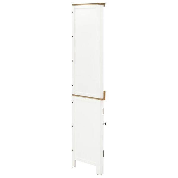 vidaXL Έπιπλο/Ντουλάπι Γωνιακό 59 x 36 x 180 εκ. από Μασίφ Ξύλο Δρυός