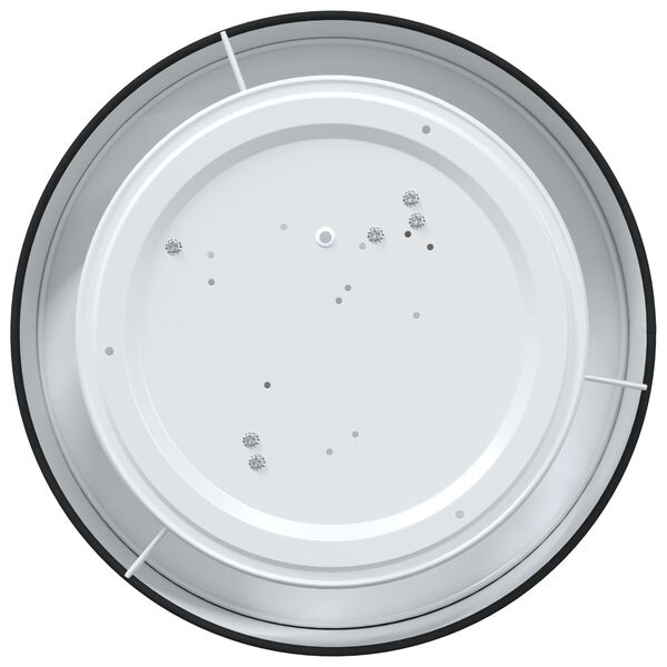 vidaXL Λάμπα Οροφής Μαύρο 38 x 13.5 εκ. ύφασμα