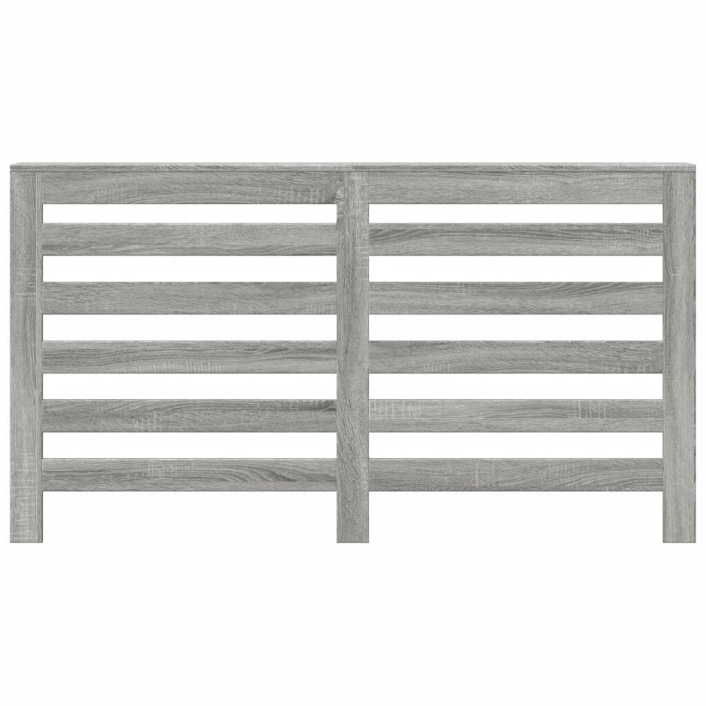 vidaXL Κάλυμμα Καλοριφέρ Γκρι Sonoma 149x20x82 εκ Επεξεργασμένο Ξύλο