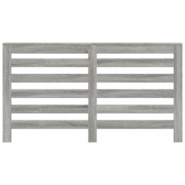 vidaXL Κάλυμμα Καλοριφέρ Γκρι Sonoma 149x20x82 εκ Επεξεργασμένο Ξύλο