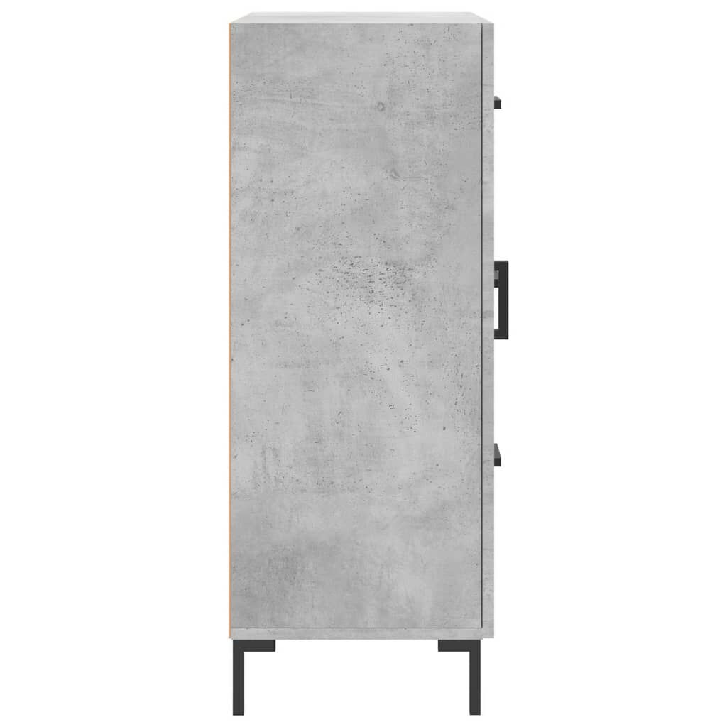 vidaXL Ντουλάπι Γκρι Σκυροδέματος 69,5x34x90 εκ. Επεξεργασμένο Ξύλο