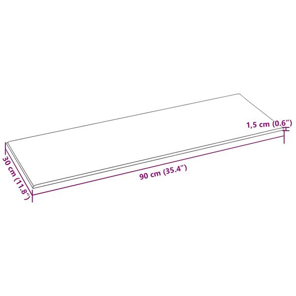 vidaXL Πάνελ Τοίχου 12 τεμ. μπορντό 90 x 30 εκ. 3,24 μ² Βελούδινα