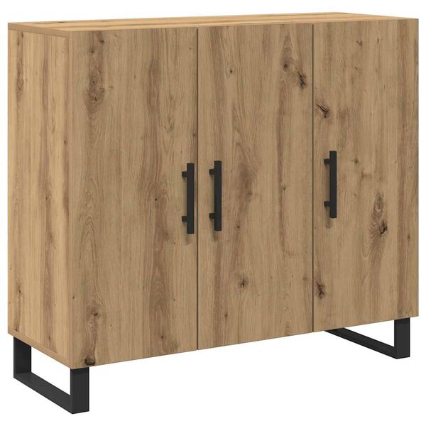 vidaXL &Pi;&lambda;&alpha;ϊ&nu;ό &gamma;&rho;&alpha;&phi;&epsilon;ί&omicron; Artisan Oak 90 x 34 x 80 &epsilon;&kappa;. &Epsilon;&pi;&epsilon;&xi;&epsilon;&rho;&gamma;&alpha;&sigma;&mu;έ&nu;&omicron; &xi;ύ&lambda;&omicron;