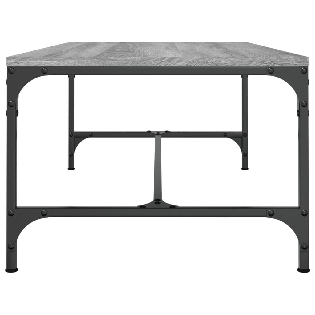 vidaXL Τραπεζάκι Σαλονιού Γκρι Sonoma 100x50x35 εκ. Επεξεργασμένο Ξύλο