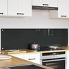 vidaXL Πίσω Πάνελ Κουζίνας 2 pcs Σκούρο Γκρι 80 x 40 cm