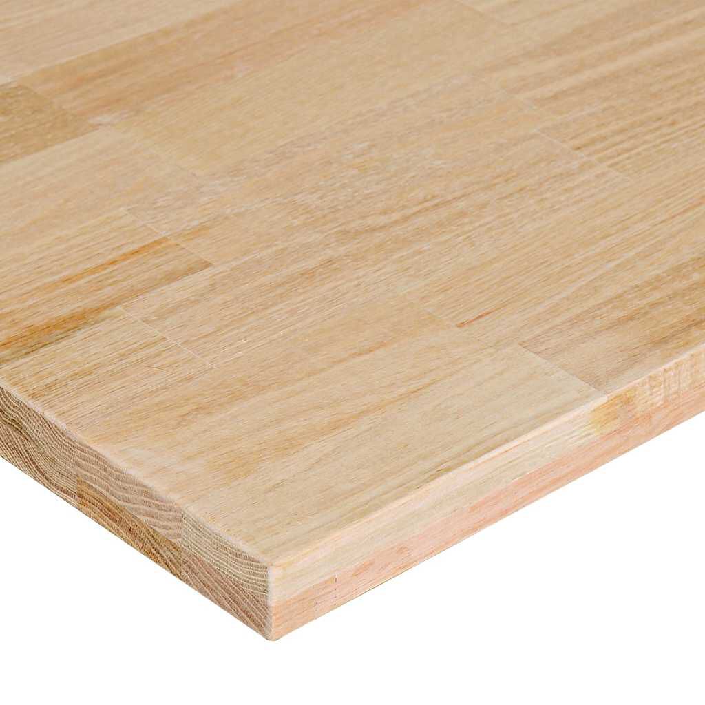 VidaXL Πάγκος Εργασίας 100x60x81,5 cm Μασίφ Ξύλο Δρυς