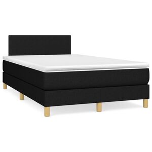 vidaXL &Kappa;&rho;&epsilon;&beta;ά&tau;&iota; Boxspring &mu;&epsilon; &Sigma;&tau;&rho;ώ&mu;&alpha; &Mu;&alpha;ύ&rho;&omicron; 120x200 &epsilon;&kappa;. &Upsilon;&phi;&alpha;&sigma;&mu;ά&tau;&iota;&nu;&omicron;