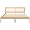 vidaXL Σκελετός Κρεβατιού Καφέ 160 x 220 cm Μασίφ ξύλο πεύκου