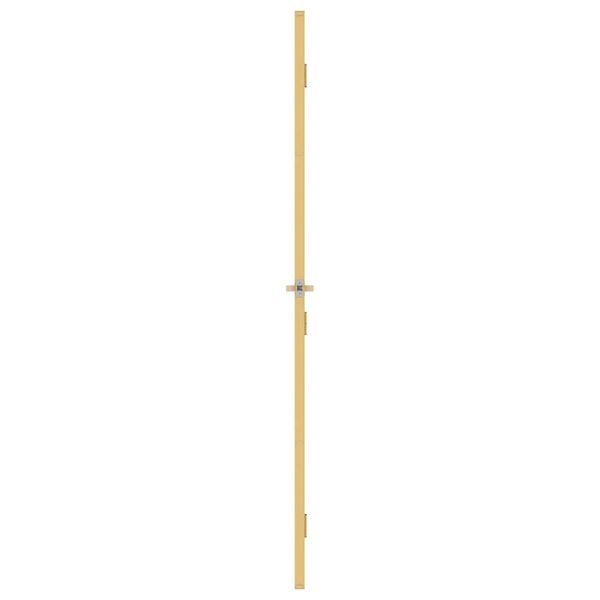 vidaXL Εσωτερική Πόρτα Χρυσή 93 x 201,5 εκ. Ψημένο Γυαλί & Αλουμίνιο