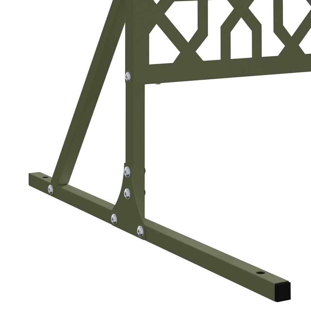 vidaXL Οθόνη Ιδιωτικότητας Ελιά 100x50x180 εκ Χάλυβας.