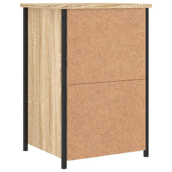 vidaXL Κομοδίνο Sonoma Δρυς 40 x 36 x 60 εκ. από Επεξεργασμένο Ξύλο