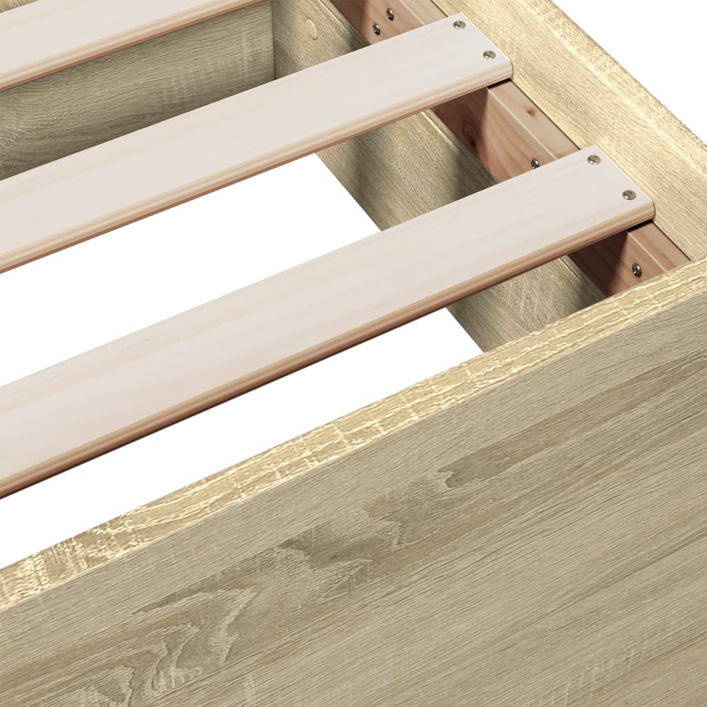 vidaXL Πλαίσιο Κρεβατιού με συρτάρια Sonoma Δρυς 100x200εκ. Επεξ. Ξύλο