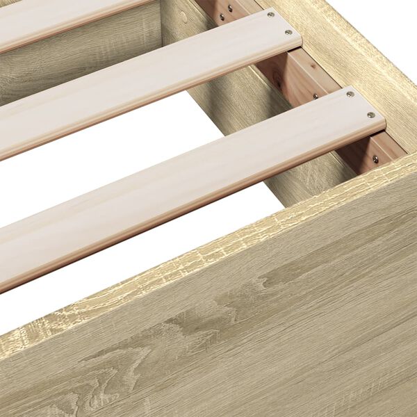 vidaXL Πλαίσιο Κρεβατιού με συρτάρια Sonoma Δρυς 100x200εκ. Επεξ. Ξύλο