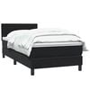 vidaXL &Kappa;&rho;&epsilon;&beta;ά&tau;&iota; Boxspring &mu;&epsilon; &Sigma;&tau;&rho;ώ&mu;&alpha; &Mu;&alpha;ύ&rho;&omicron; 80x220 &epsilon;&kappa;. &Beta;&epsilon;&lambda;&omicron;ύ&delta;&iota;&nu;&omicron;