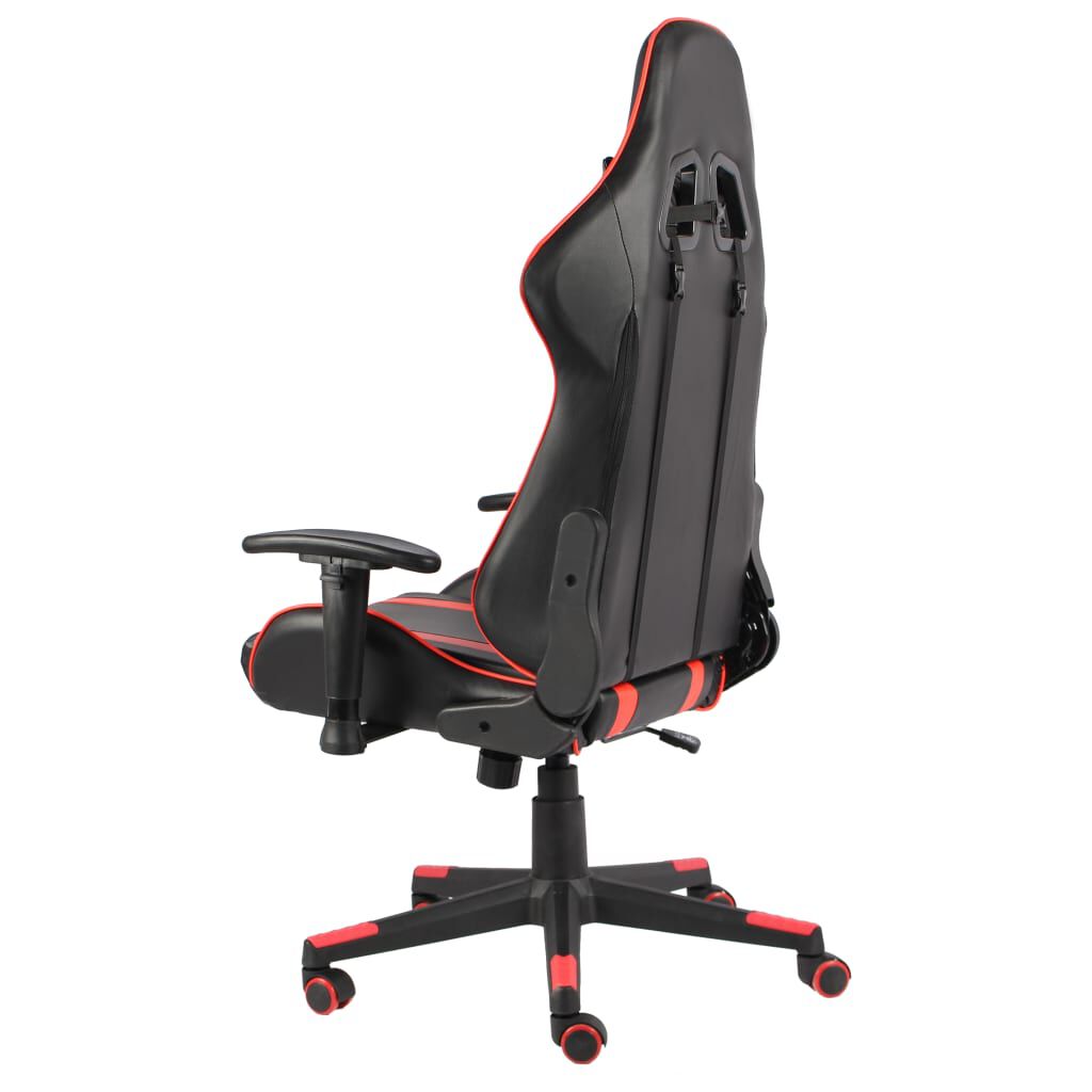 vidaXL Καρέκλα Gaming Περιστρεφόμενη Κόκκινη από PVC