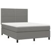 vidaXL &Kappa;&rho;&epsilon;&beta;ά&tau;&iota; Boxspring &mu;&epsilon; &Sigma;&tau;&rho;ώ&mu;&alpha; &Sigma;&kappa;&omicron;ύ&rho;&omicron; &Gamma;&kappa;&rho;&iota; 140x190 &epsilon;&kappa;. &Upsilon;&phi;&alpha;&sigma;&mu;ά&tau;&iota;&nu;&omicron;