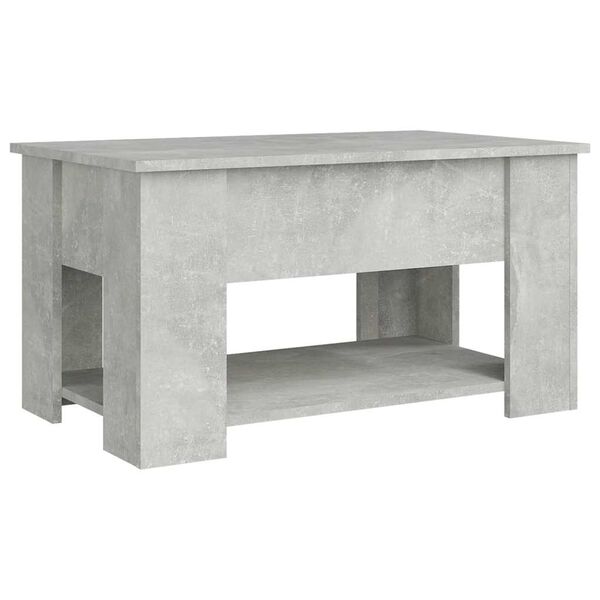 vidaXL Τραπεζάκι Σαλονιού Γκρι Σκυρ. 79x49x41 εκ. Επεξεργασμένο Ξύλο