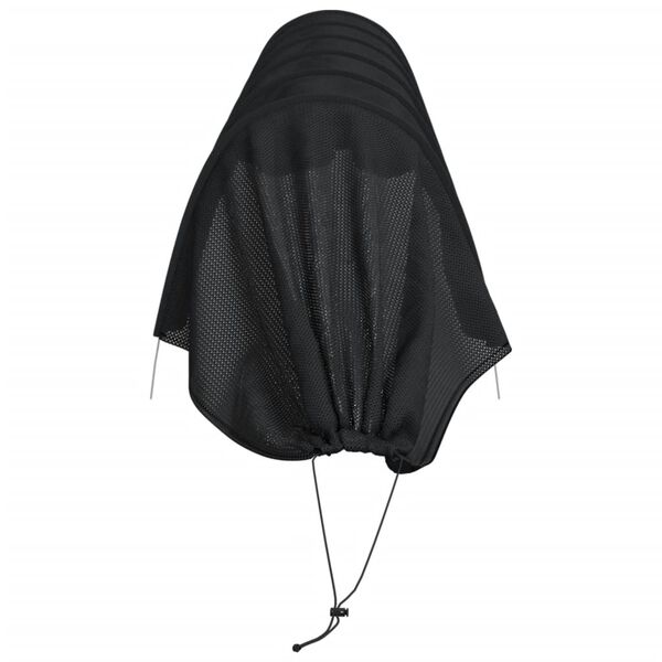 vidaXL Τούνελ Καλλιέρ. με Δίχτυ 2 τεμ. Μαύρα 300x50x48,5 εκ Χάλυβας/PE